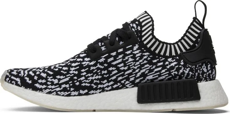 Adidas NMD_R1 Primeknit 'Zebra' sneakers, black
