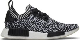 Adidas NMD_R1 Primeknit 'Zebra' sneakers, black
