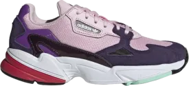 Adidas Wmns Falcon 'Clear Pink Purple' Sneakers, Pink