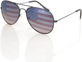 Aviator USA America American Flag Sunglasses - Great Accesory for 4th of July