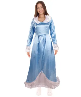 HPO Adult Women's Ocean Blue Princess Costume I Perfect for Halloween I Flame-retardant Synthetic Fabric