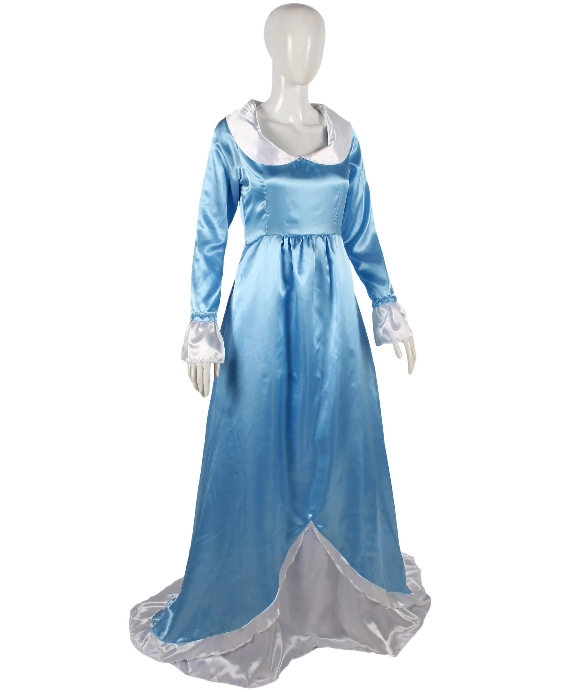 HPO Adult Women's Ocean Blue Princess Costume I Perfect for Halloween I Flame-retardant Synthetic Fabric