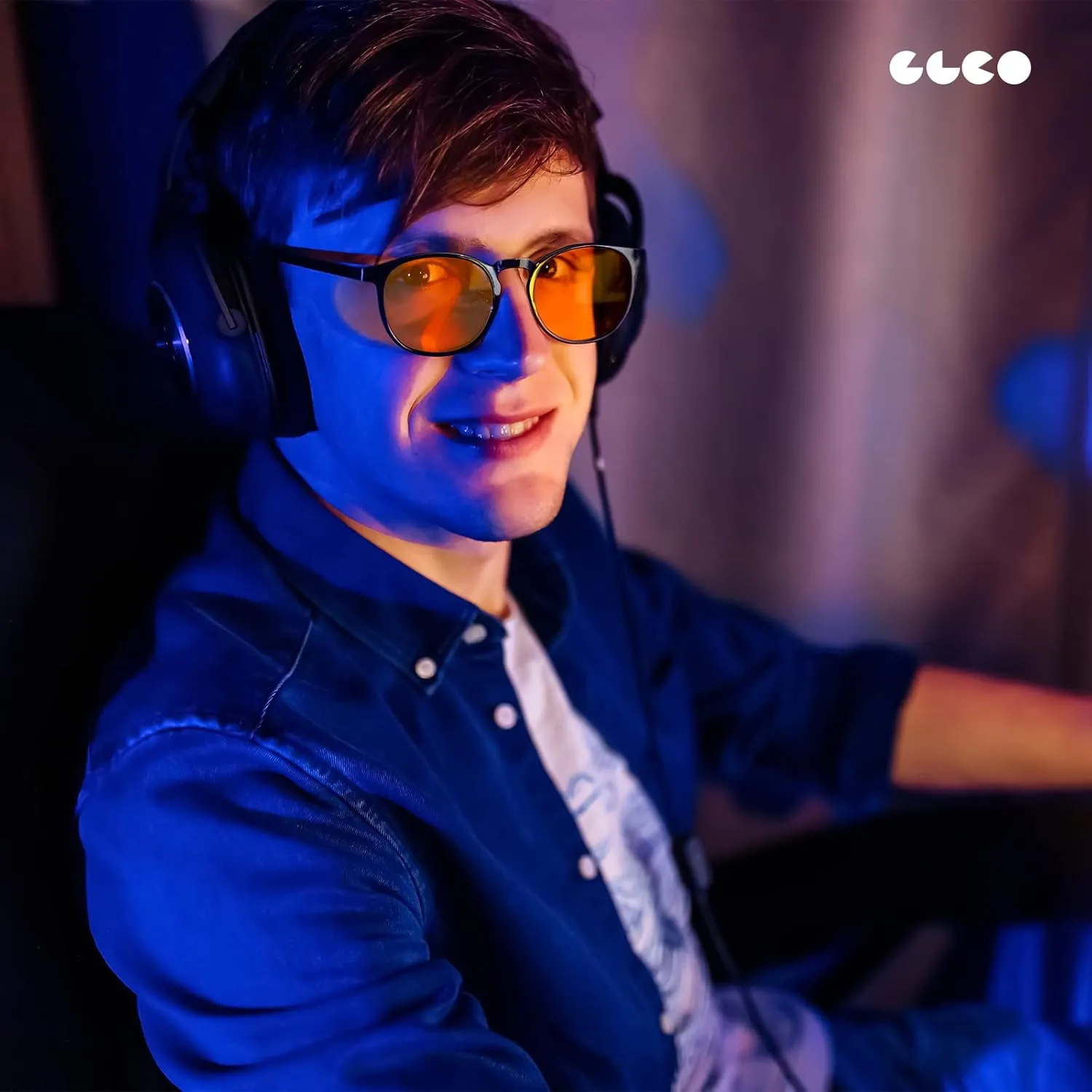 IBOANN Iconic Blue Light Glasses for Woman - Computer Glasses 99% Blue Light Blocking - Anti Eyestrain & UV Glare Protection
