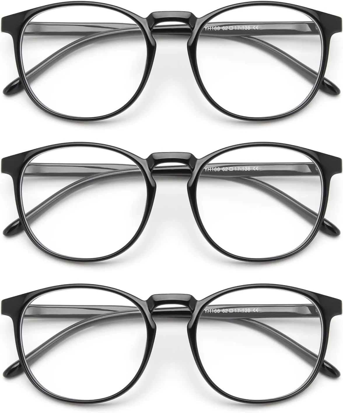 IBOANN Iconic Blue Light Glasses for Woman - Computer Glasses 99% Blue Light Blocking - Anti Eyestrain & UV Glare Protection