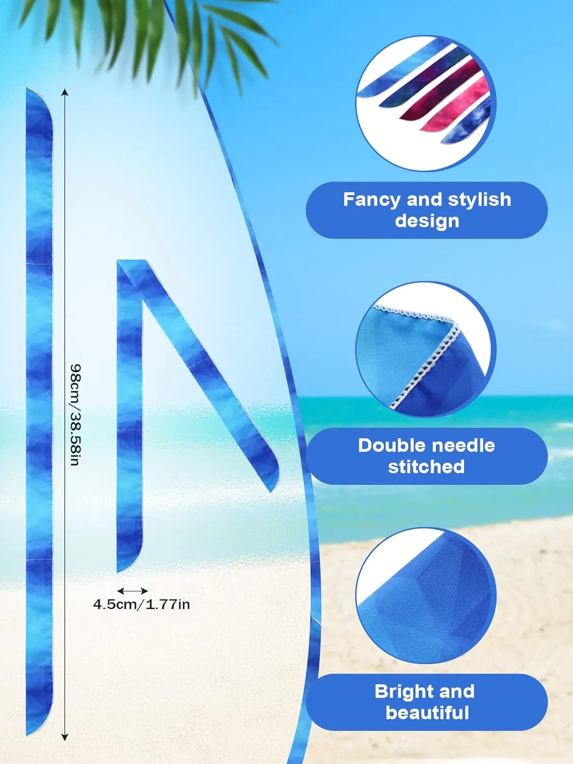 Janmercy 10 Pcs Tie Dye Cooling Neck Wraps Cooling Scarf Ice Bandanas Summer for Men Women Camping Running Outdoor Sports