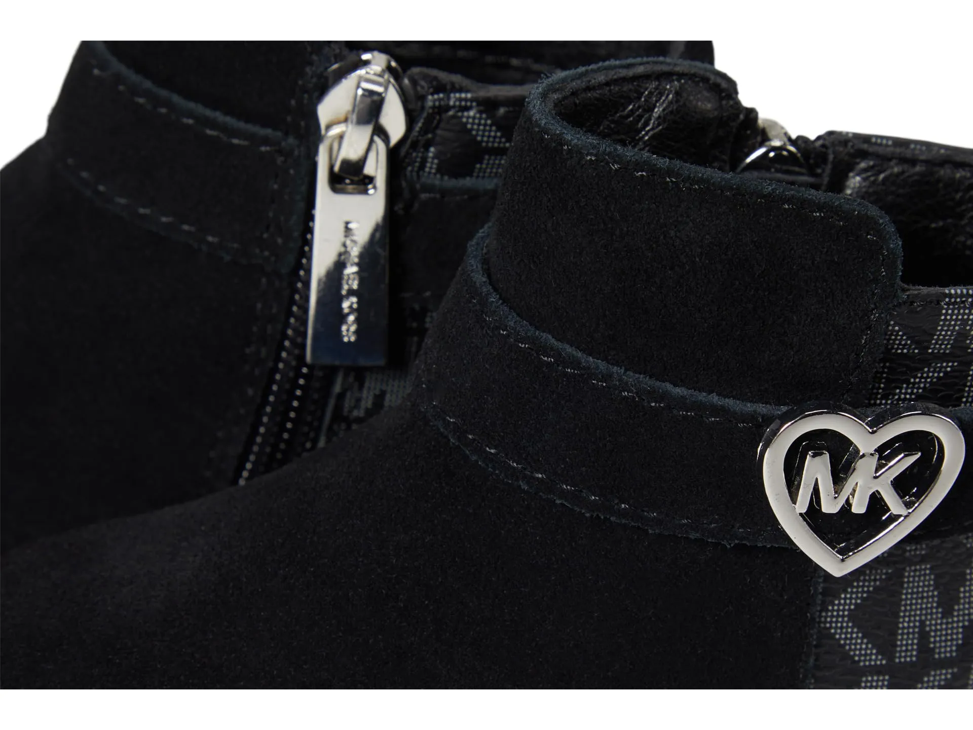 MICHAEL Michael Kors Kids Emma Heart boots (Toddler), black