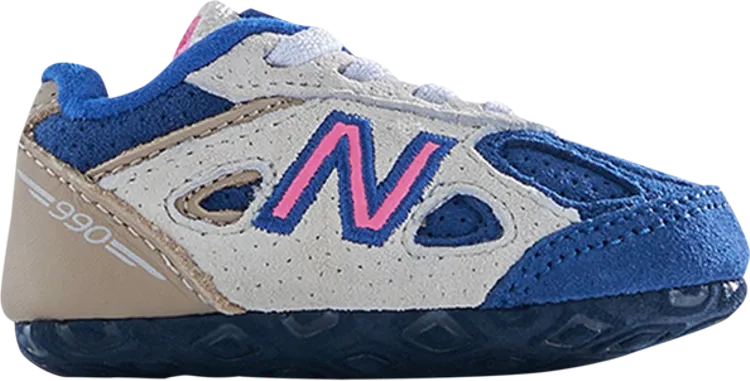 New Balance Kith x 990v4 Crib 'Daytona' Sneakers, Blue
