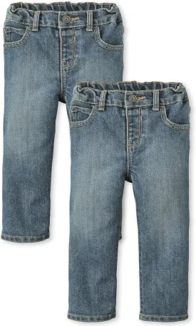 The Children's Place Baby Boys' and Toddler Bootcut Jeans
