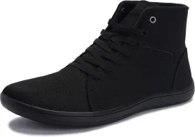 WHITIN Men's High Top Minimalist Barefoot Shoes | Wide Toe Box   Zero Drop Sole